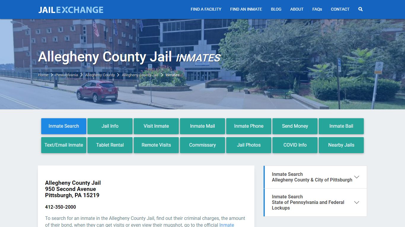 Allegheny County Jail Inmates | Arrests | Mugshots | PA